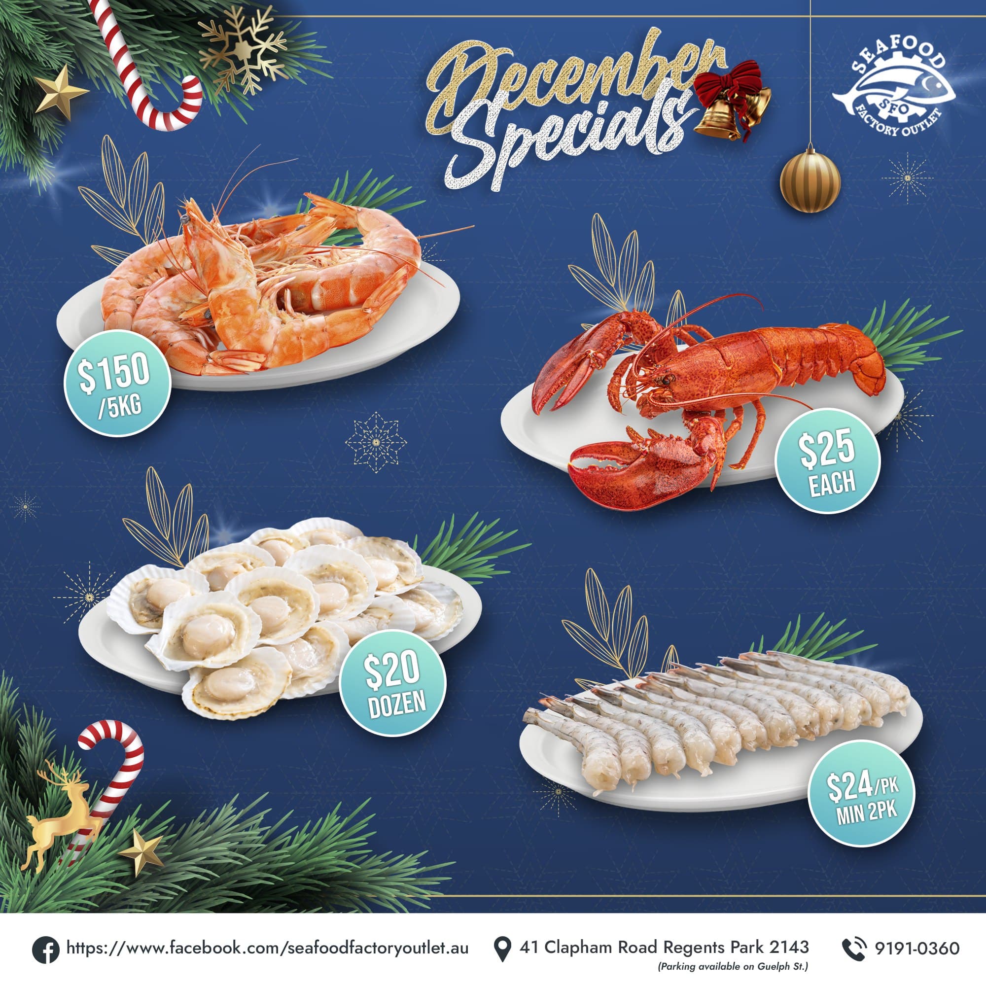 December S Best Seafood Specials Seafood Factory Outlet