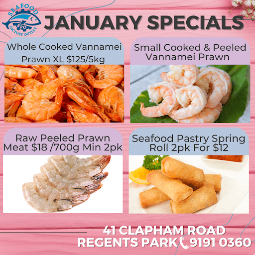 January's Seafood Spectacle Dive into Delight with XL Vannamei Prawns