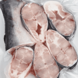 a group of fish in a plastic bag