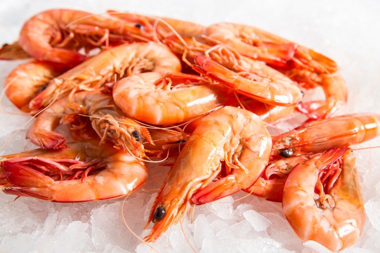 Whole Cooked Prawns