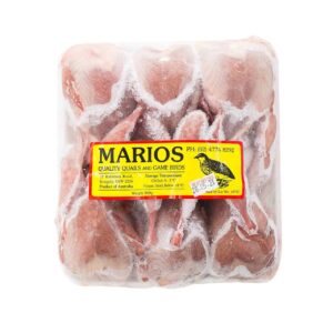 a package of frozen chicken