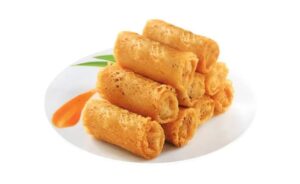 a plate of fried food