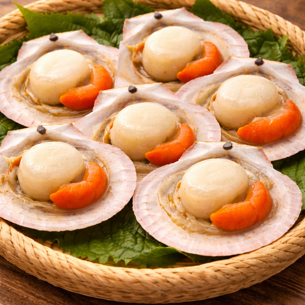 1/2 Shell Japanese Scallops