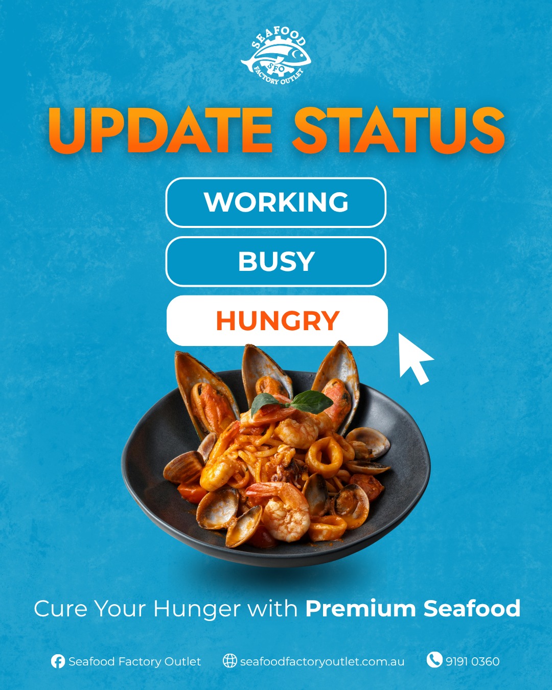 Feeling hungry? We have the perfect cure for that! Swing by Seafood Factory Outlet to pick up everything you need for a delicious meal. Visit us at 41 Clapham Rd, Regents Park, or order online for a quick pickup today! 

#SeafoodFactoryOutlet #SimpleMeals #ShopLocal #RegentsPark #FrozenSeafood