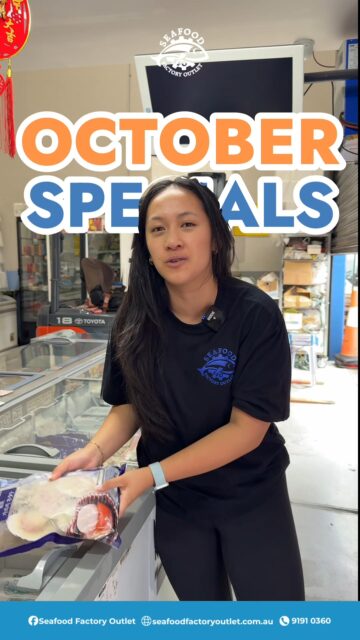 Our October specials have officially landed! Score amazing savings on Brazilian raw lobster tails for $80 per kg, Japanese half-shell scallops (800g) for $19 per pack, and Canadian smoked salmon for $9.50 per 250g. Stock up on your favorites today!

Click and collect in-store at 41 Clapham Rd, Regents Park, New South Wales.

#SeafoodFactoryOutlet #OctoberSpecials #LobsterTails #Scallops #SmokedSalmon #SydneyFood #SydneySeafood