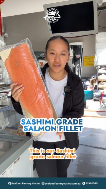 Just landed and priced to enjoy, our sashimi-grade salmon fillet has a silky texture and is ready to slice straight from the block- now just $40/kg!

Click and collect in-store at 41 Clapham Rd, Regents Park, New South Wales

#SeafoodFactoryOutlet #PremiumSalmon #FreshCatch #RegentsPark #SydneySeafood