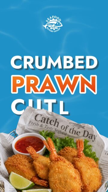 Crumbed Prawn Cutlet, golden and ready to fry. A simple snack or dinner side that always hits the spot.

Click and collect in-store at 41 Clapham Rd, Regents Park, New South Wales

#SeafoodFactoryOutlet #CrumbedPrawnCutlet #SeafoodSnacks #RegentsPark #SydneySeafood